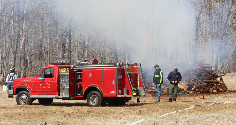 Property owner cited for illegal brush burn