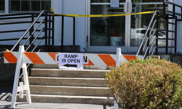 Town Hall steps will need to be replaced