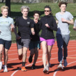 Lakeview track teams endure to raise money