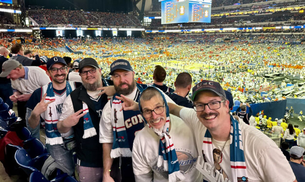 UConn fans with local ties celebrate in Indy