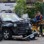 Driver injured in rear-end crash on 202