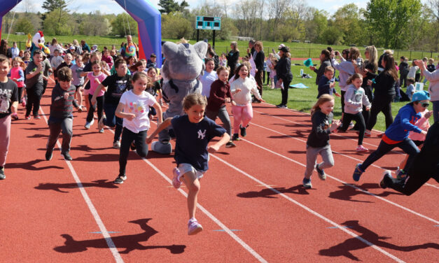 PTO fundraiser ends with fun run on track