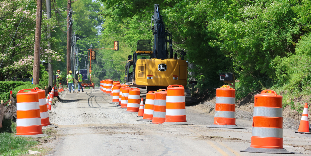 Campville Road reconstruction underway