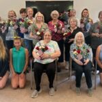Patriotic displays made at senior center