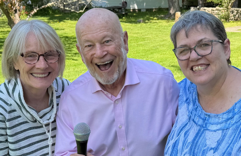 Local trio in standup comedy performance