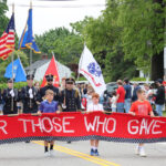 The lone parade: Morris salutes sacrifice