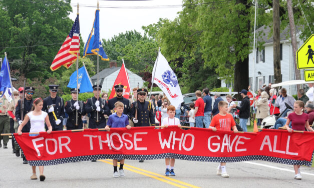 The lone parade: Morris salutes sacrifice