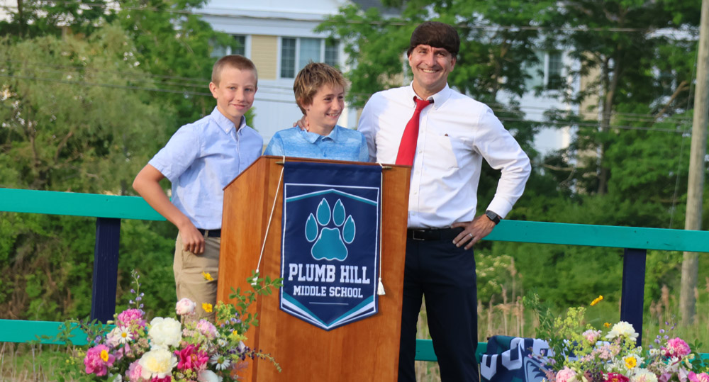 Moving up: PHMS bids class farewell