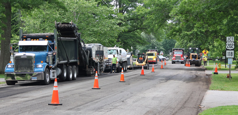 Route 63 resurfacing project is underway