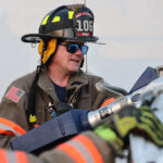 Staying sharp: Firefighters practice skills