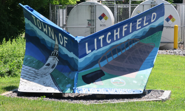 Litchfield crew helping neighbor clean up