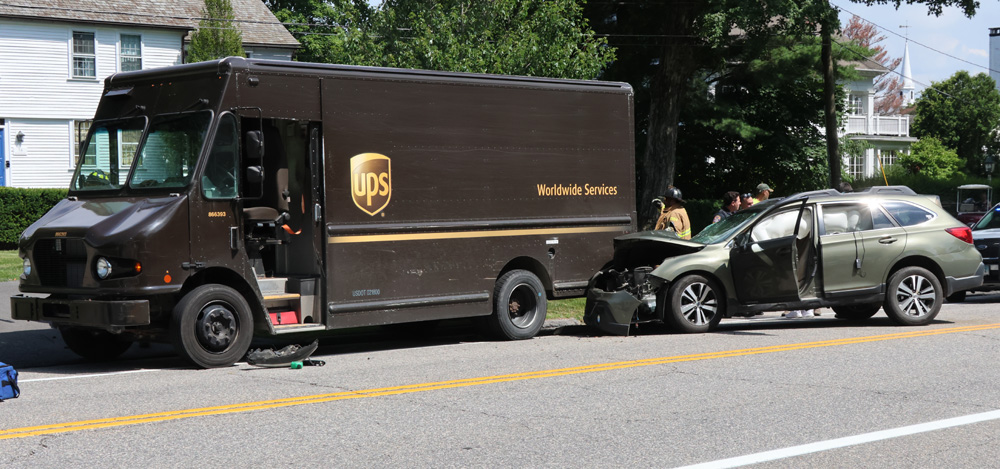 Driver and piglets unscathed in accident