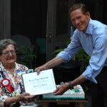 Democrats celebrate a birthday in Goshen