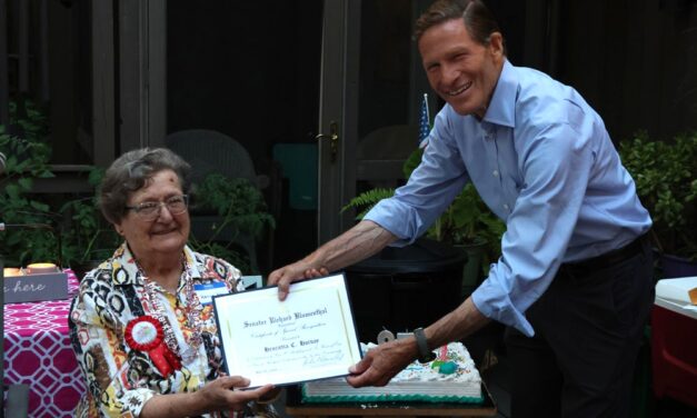 Democrats celebrate a birthday in Goshen