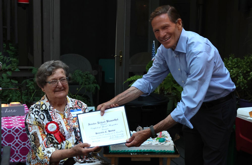 Democrats celebrate a birthday in Goshen