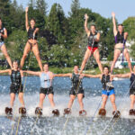 Ski showtime has arrived on Bantam Lake