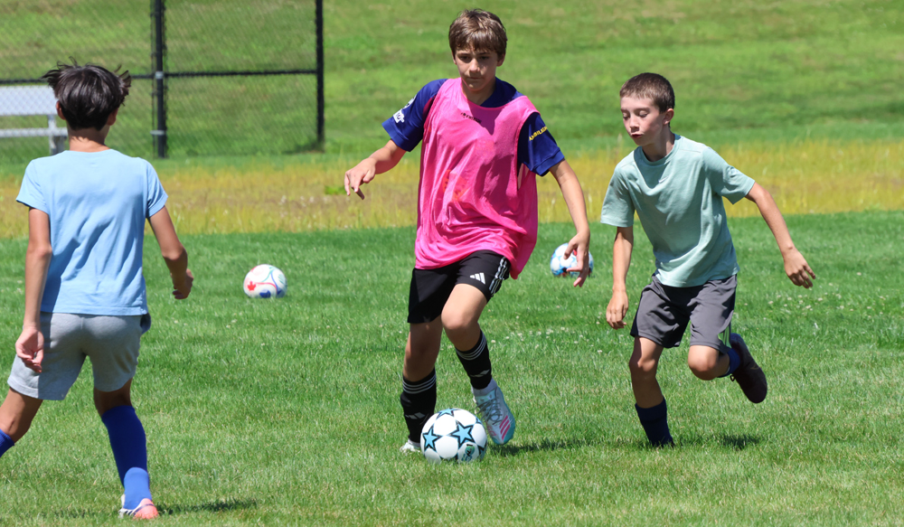 No. 1 Soccer Camps teaching the basics