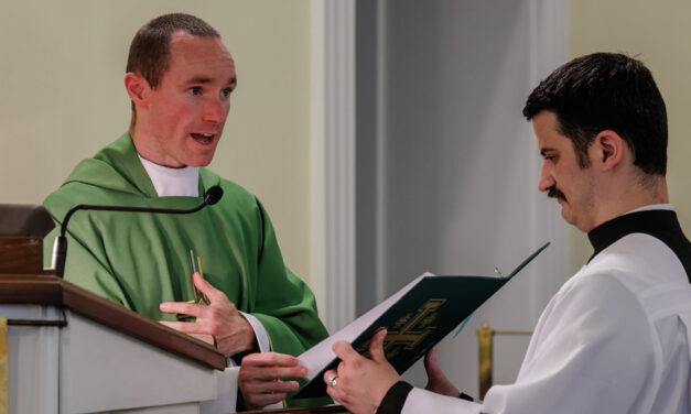 Rev. Collins installed as pastor of parish