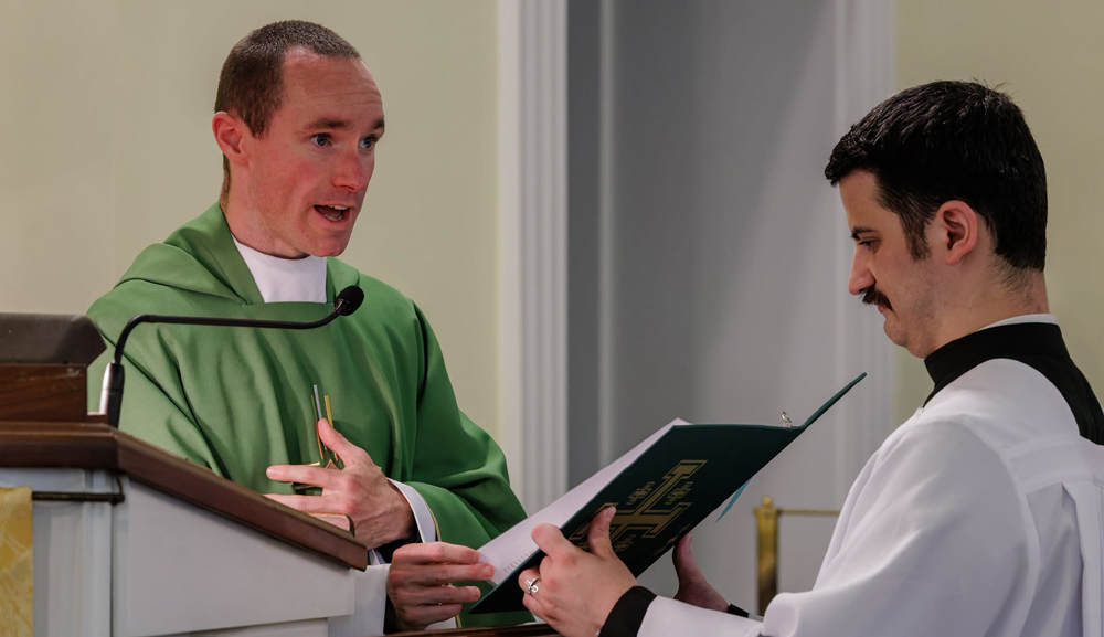 Rev. Collins installed as pastor of parish
