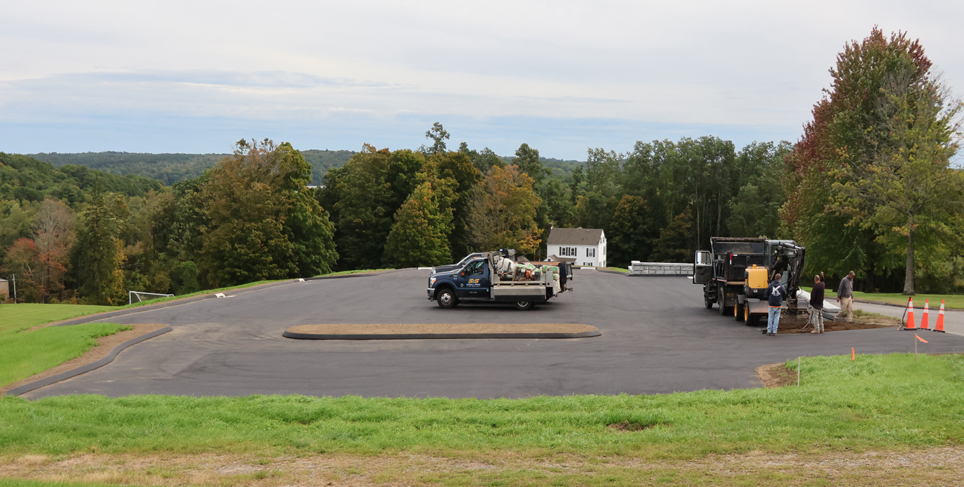 New Lakeview parking lot nearly done