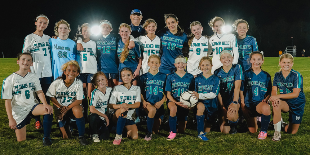 Plumb Hill teams put on halftime shows