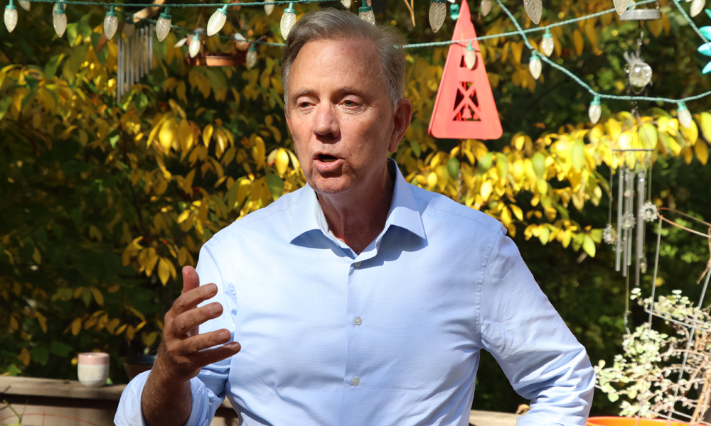 Lamont makes campaign stop in Goshen
