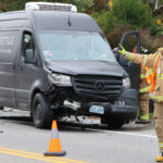 Van driver injured in North Street crash