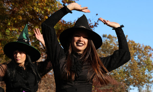 Sisters of Witchfield enliven autumn day