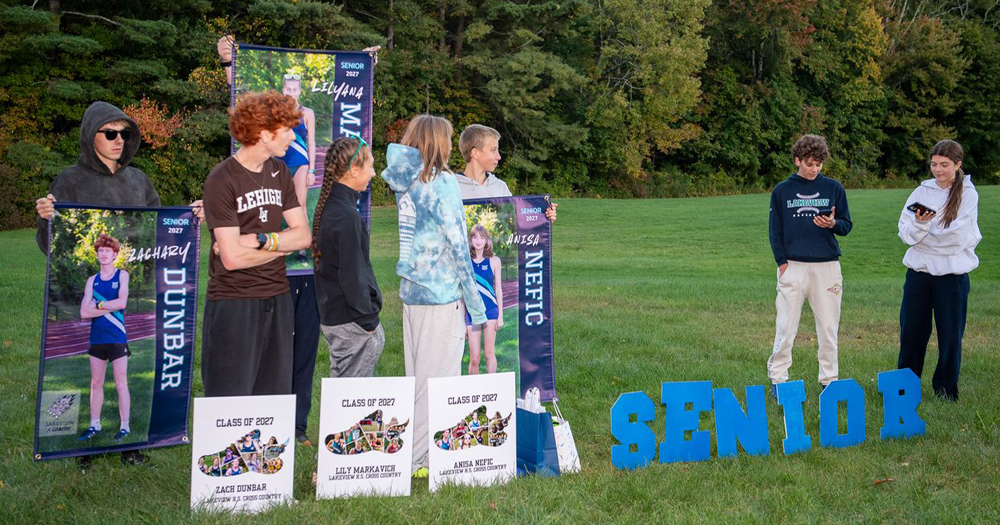 Lakeview cross-country seniors honored